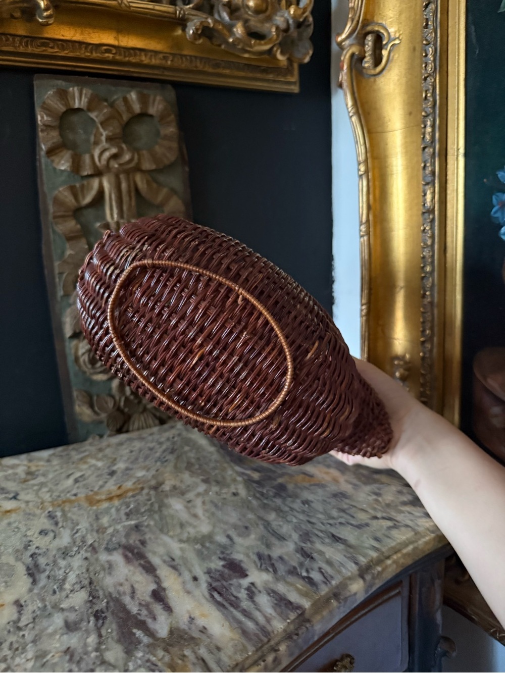 Woven Rabbit Basket - Picture 4 of 5